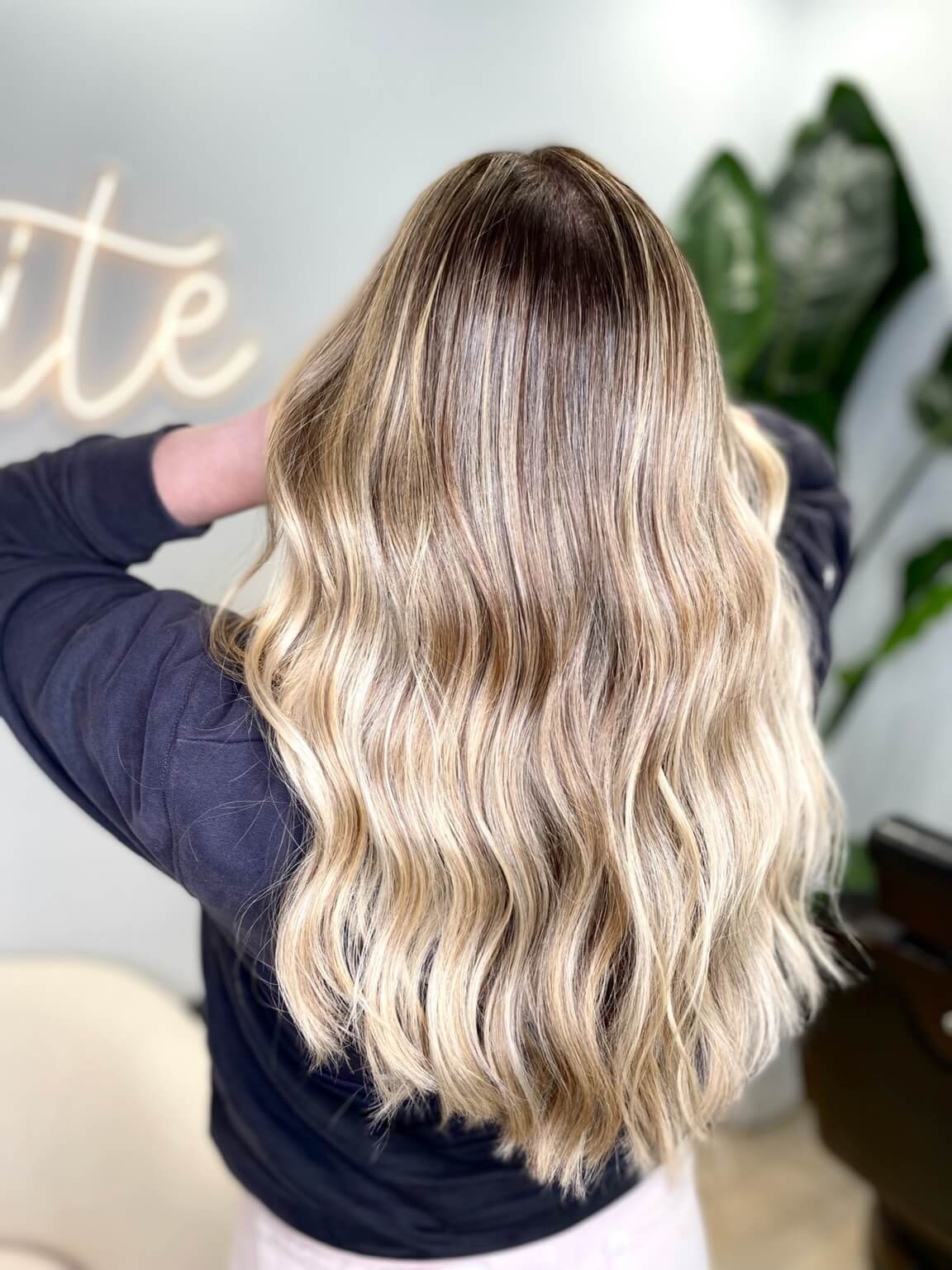 Mechas balayage en Rubí