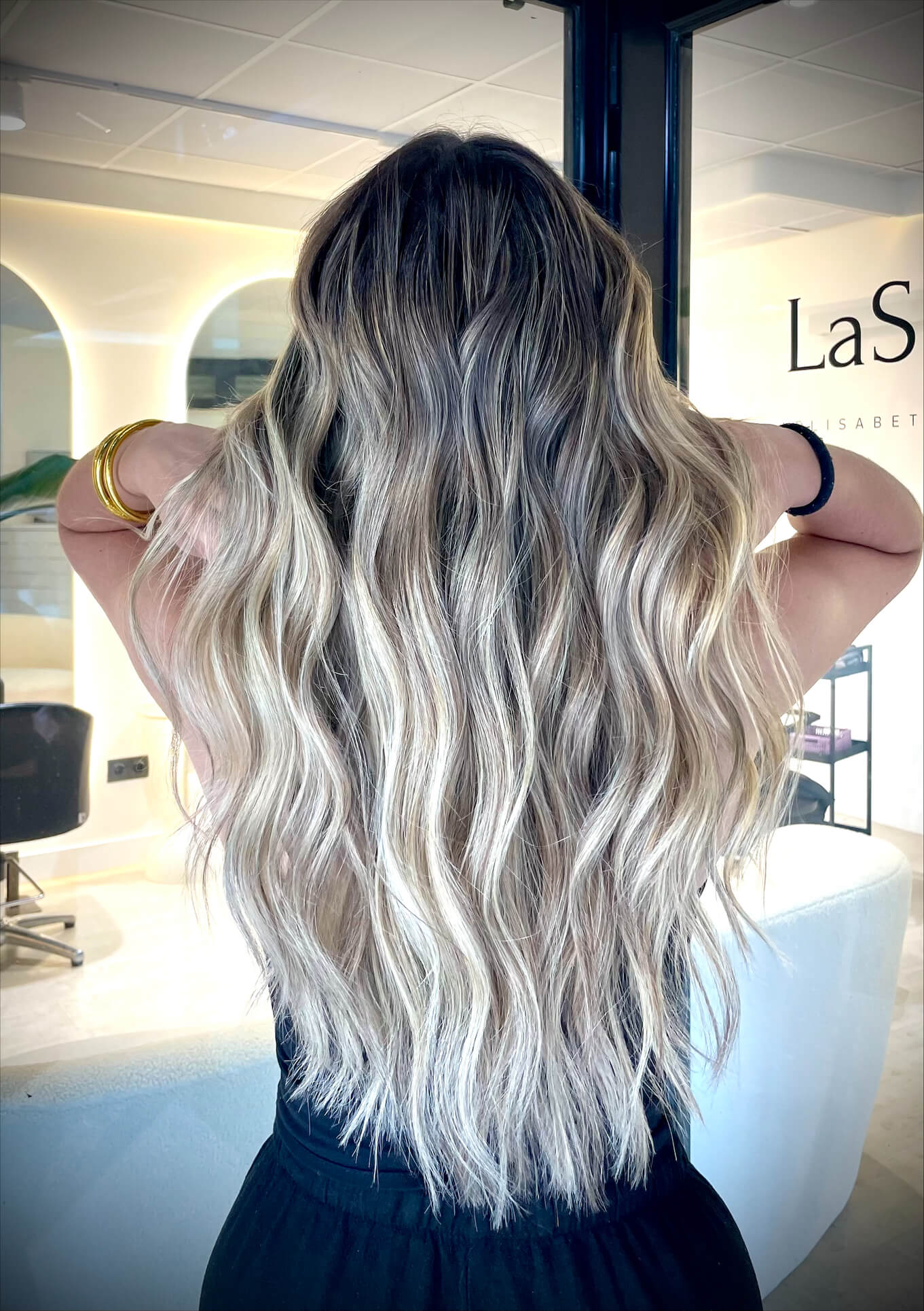Mechas balayage en Rubí